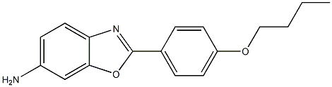 2-(4-butoxyphenyl)-1,3-benzoxazol-6-amine Struktur