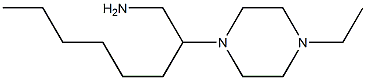 2-(4-ethylpiperazin-1-yl)octan-1-amine Struktur