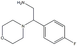 2-(4-fluorophenyl)-2-(morpholin-4-yl)ethan-1-amine Struktur