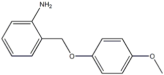 2-(4-methoxyphenoxymethyl)aniline Struktur