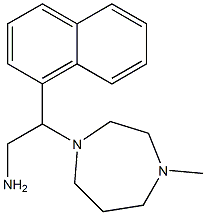 2-(4-methyl-1,4-diazepan-1-yl)-2-(naphthalen-1-yl)ethan-1-amine Struktur