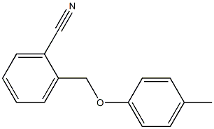 2-(4-methylphenoxymethyl)benzonitrile Struktur