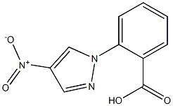 2-(4-nitro-1H-pyrazol-1-yl)benzoic acid Struktur