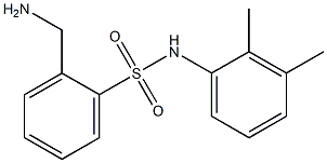 2-(aminomethyl)-N-(2,3-dimethylphenyl)benzenesulfonamide Struktur