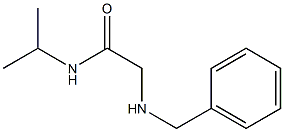 2-(benzylamino)-N-(propan-2-yl)acetamide Struktur