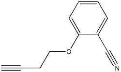 2-(but-3-ynyloxy)benzonitrile Struktur