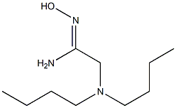 2-(dibutylamino)-N'-hydroxyethanimidamide Struktur