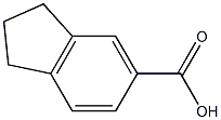 2,3-dihydro-1H-indene-5-carboxylic acid Struktur