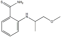 2-[(1-methoxypropan-2-yl)amino]benzene-1-carbothioamide Struktur