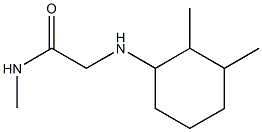 2-[(2,3-dimethylcyclohexyl)amino]-N-methylacetamide Struktur