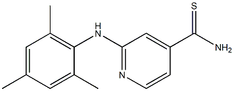 2-[(2,4,6-trimethylphenyl)amino]pyridine-4-carbothioamide Struktur