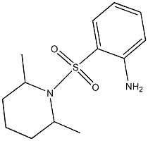 2-[(2,6-dimethylpiperidin-1-yl)sulfonyl]aniline Struktur