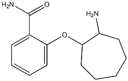 2-[(2-aminocycloheptyl)oxy]benzamide Struktur