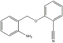 2-[(2-aminophenyl)methoxy]benzonitrile Struktur