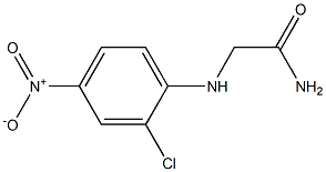 2-[(2-chloro-4-nitrophenyl)amino]acetamide Struktur