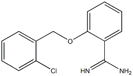 2-[(2-chlorobenzyl)oxy]benzenecarboximidamide Struktur