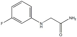 2-[(3-fluorophenyl)amino]acetamide Struktur