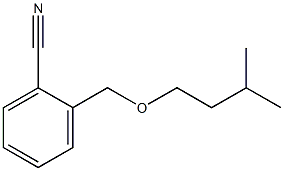 2-[(3-methylbutoxy)methyl]benzonitrile Struktur