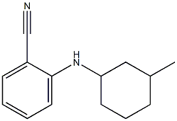 2-[(3-methylcyclohexyl)amino]benzonitrile Struktur