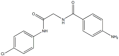 2-[(4-aminophenyl)formamido]-N-(4-chlorophenyl)acetamide Struktur