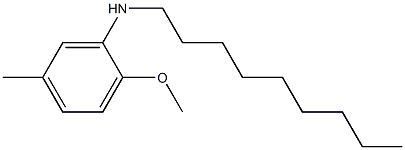 2-methoxy-5-methyl-N-nonylaniline Struktur