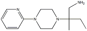 2-methyl-2-(4-pyridin-2-ylpiperazin-1-yl)butan-1-amine Struktur