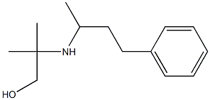 2-methyl-2-[(4-phenylbutan-2-yl)amino]propan-1-ol Structure