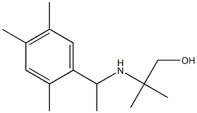 2-methyl-2-{[1-(2,4,5-trimethylphenyl)ethyl]amino}propan-1-ol Struktur