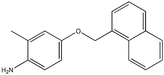 2-methyl-4-(naphthalen-1-ylmethoxy)aniline Struktur