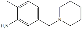 2-methyl-5-(piperidin-1-ylmethyl)aniline Struktur