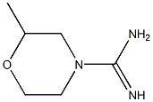 2-methylmorpholine-4-carboximidamide Struktur