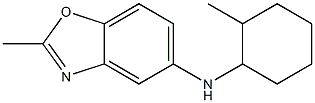 2-methyl-N-(2-methylcyclohexyl)-1,3-benzoxazol-5-amine Struktur