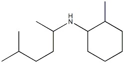 2-methyl-N-(5-methylhexan-2-yl)cyclohexan-1-amine Struktur