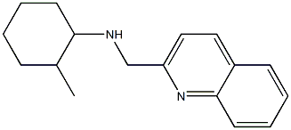 2-methyl-N-(quinolin-2-ylmethyl)cyclohexan-1-amine Struktur