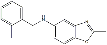 2-methyl-N-[(2-methylphenyl)methyl]-1,3-benzoxazol-5-amine Struktur