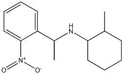 2-methyl-N-[1-(2-nitrophenyl)ethyl]cyclohexan-1-amine Struktur