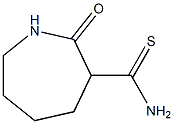 2-oxoazepane-3-carbothioamide Struktur