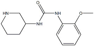 3-(2-methoxyphenyl)-1-piperidin-3-ylurea Struktur