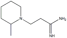 3-(2-methylpiperidin-1-yl)propanimidamide Struktur