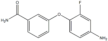 3-(4-amino-2-fluorophenoxy)benzamide Struktur