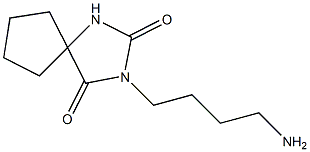 3-(4-aminobutyl)-1,3-diazaspiro[4.4]nonane-2,4-dione Struktur