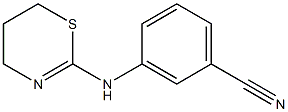 3-(5,6-dihydro-4H-1,3-thiazin-2-ylamino)benzonitrile Struktur