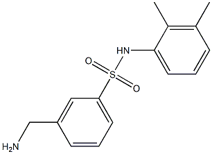 3-(aminomethyl)-N-(2,3-dimethylphenyl)benzenesulfonamide Struktur