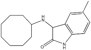 3-(cyclooctylamino)-5-methyl-2,3-dihydro-1H-indol-2-one Struktur