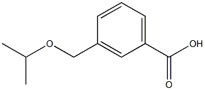 3-(isopropoxymethyl)benzoic acid Struktur