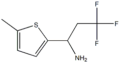 3,3,3-trifluoro-1-(5-methylthiophen-2-yl)propan-1-amine Struktur