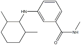 3-[(2,6-dimethylcyclohexyl)amino]-N-methylbenzamide Struktur