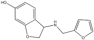 3-[(2-furylmethyl)amino]-2,3-dihydro-1-benzofuran-6-ol Struktur