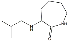 3-[(2-methylpropyl)amino]azepan-2-one Struktur