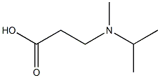 3-[methyl(propan-2-yl)amino]propanoic acid Structure